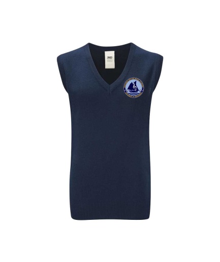 BBMA V-NECK KNITTED SLIPOVER, Benjamin Britten Academy of Music & Mathematics