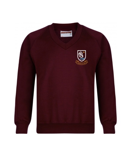 ST MARYS V-NECK SWEATSHIRT, St Marys RC Primary