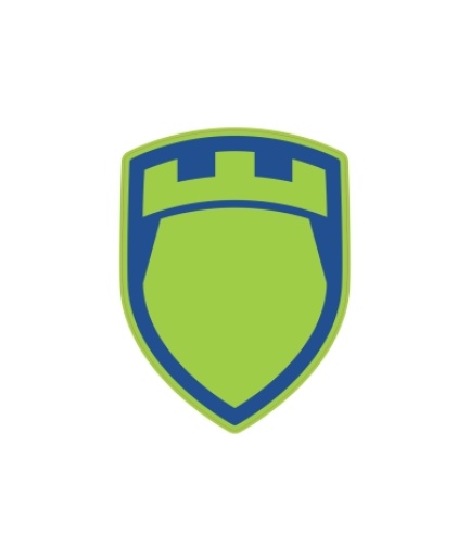 CASTLE EAST SEW-ON BADGE, Castle East School