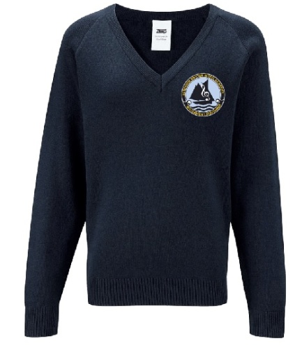 BBMA V-NECK JUMPER, Benjamin Britten Academy of Music & Mathematics