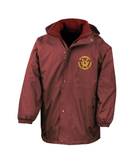 ST EDMUNDS FLEECE LINED COAT, St Edmunds Primary