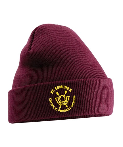 ST EDMUNDS KNITTED HAT, St Edmunds Primary