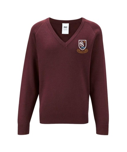 ST MARYS KNITTED V-NECK, St Marys RC Primary