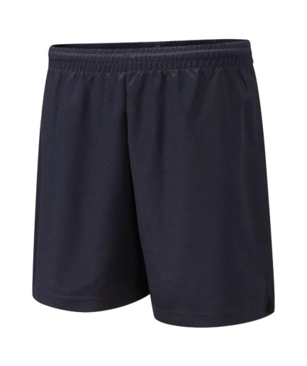 NAVY SPIRIT SHORTS, Plain Stock, Pakefield High School