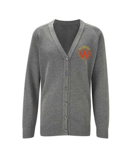 PHOENIX ST PETER KNIT CARDIGAN, Phoenix St. Peter Academy