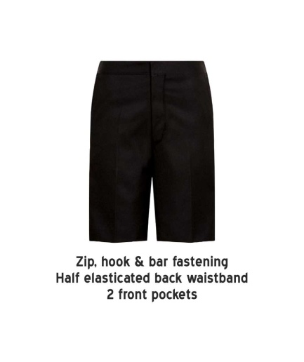 SCHOOL SHORTS, Plain Stock, Bungay High School, Hobart High School, Pakefield High School