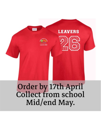 GUNTON LEAVERS T-SHIRT, Gunton Primary, Free delivery to schools
